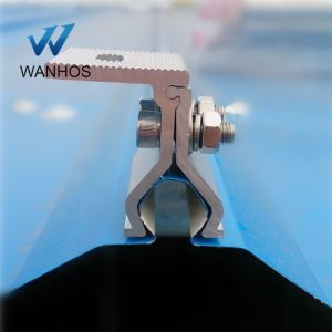 Bảng điều khiển năng lượng mặt trời khung đứng Seam Hook