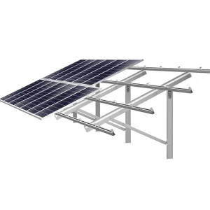 Cấu trúc hệ thống năng lượng mặt trời Pv Hệ thống lắp đặt mặt đất bằng thép C với khả năng chống ăn mòn tuyệt vời