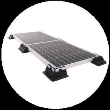 Góc nhựa ABS màu đen cho năng lượng mặt trời