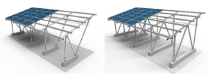 Solar Panel Carport cấu trúc hệ thống 10 năm bảo hành