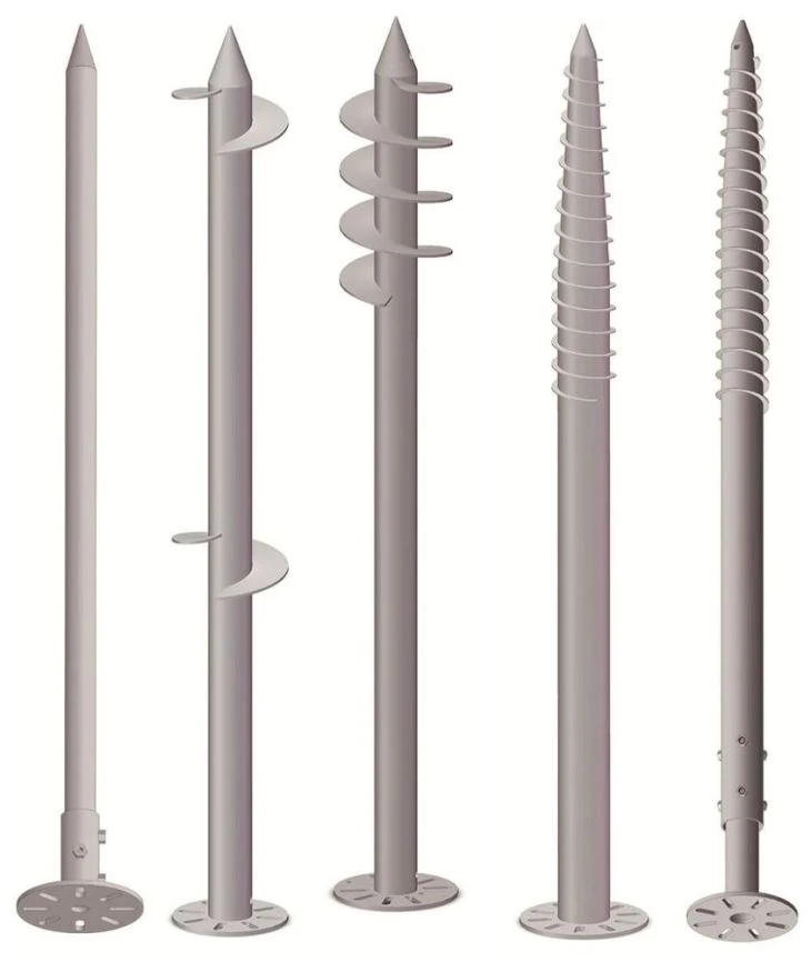 Mặt trời Racking Foundation Ground vít