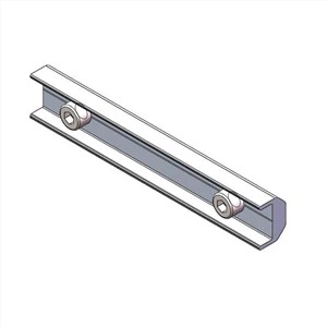 Bảng điều khiển năng lượng mặt trời gắn giá đỡ đầu nối đường sắt nhôm